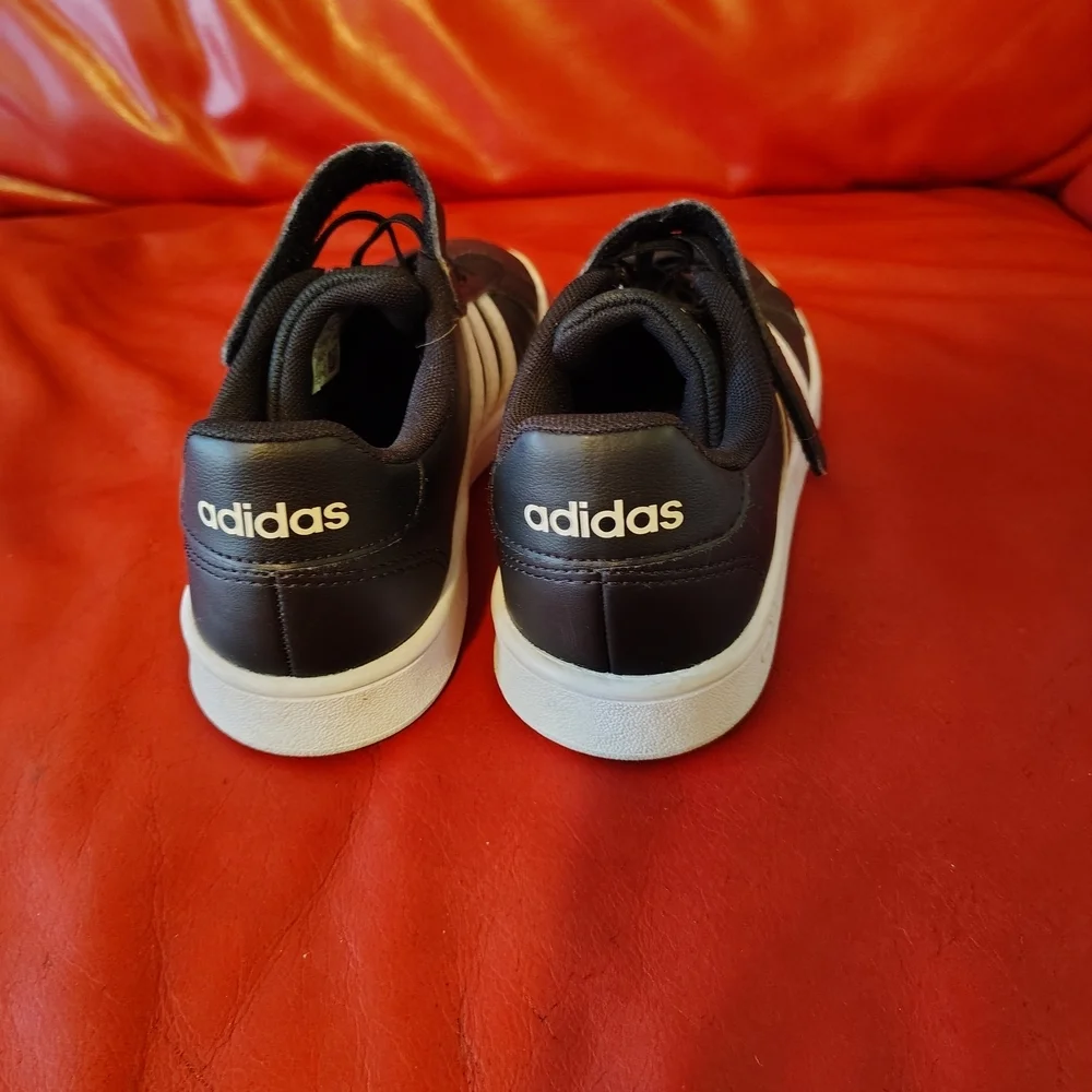 adidas Black and White Boat Shoes